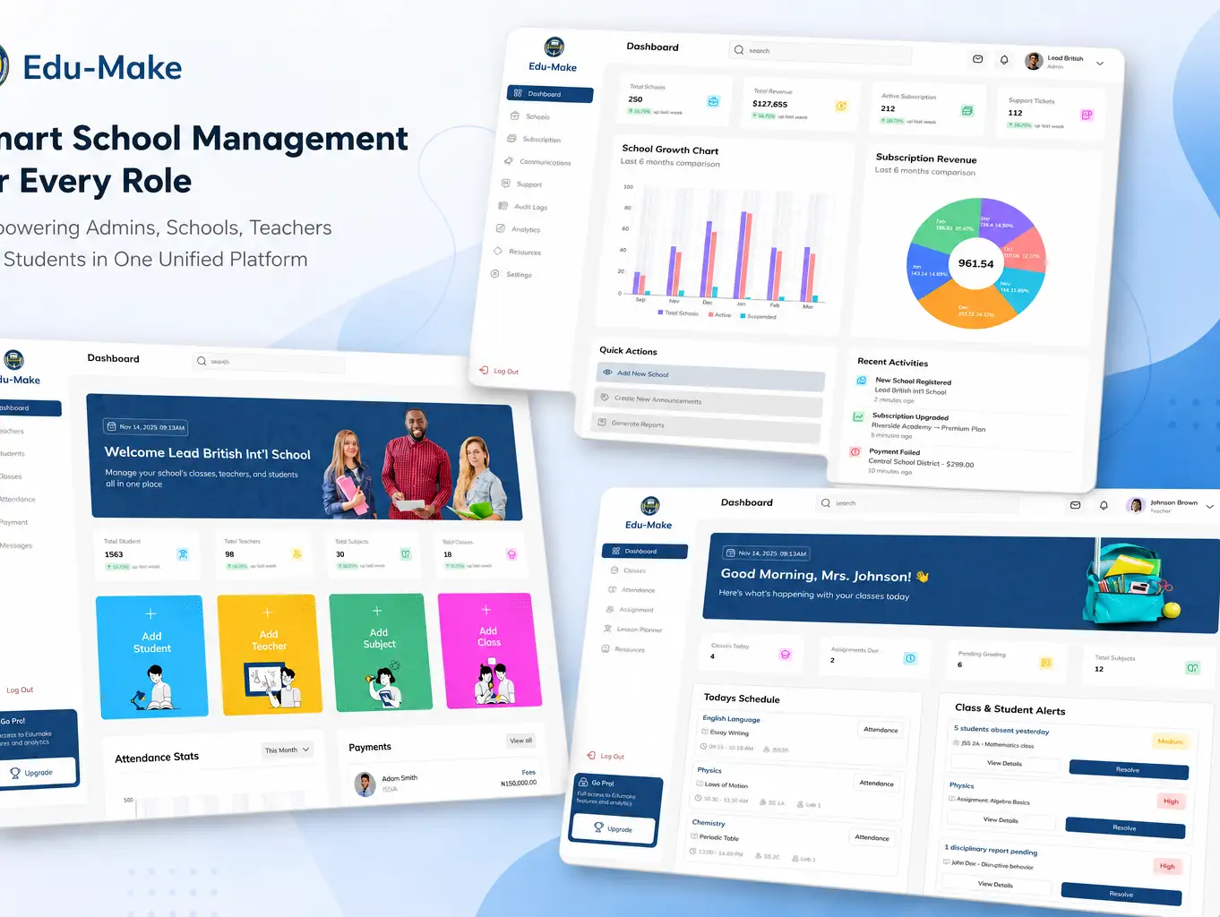 Edumake School Management